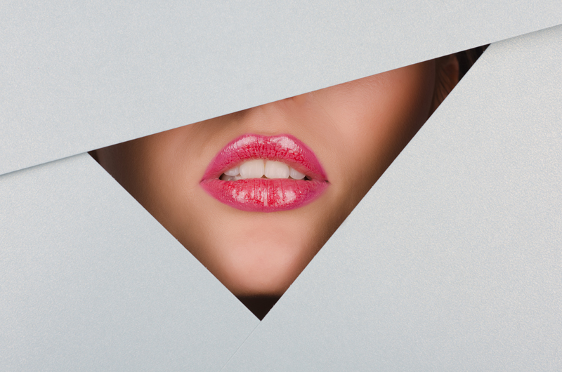 Beautiful female lips