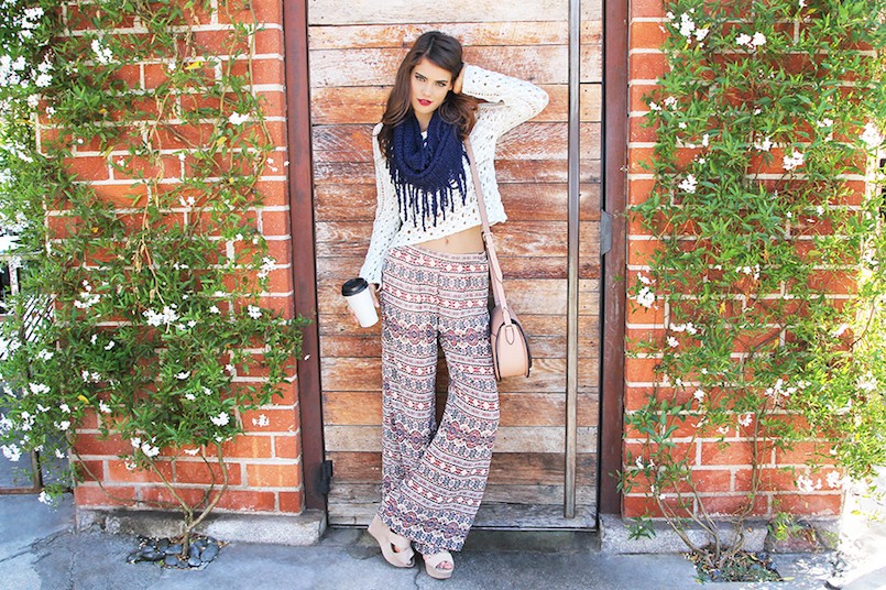 boho pants style