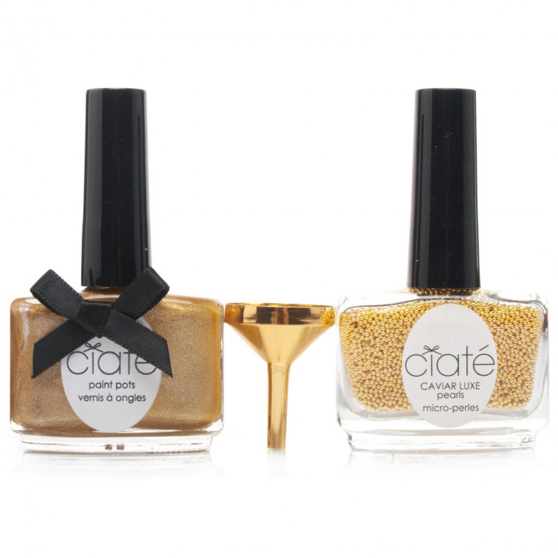 CIATÉ LONDON Caviar Manicure Luxe Lustre Gold Duo Set