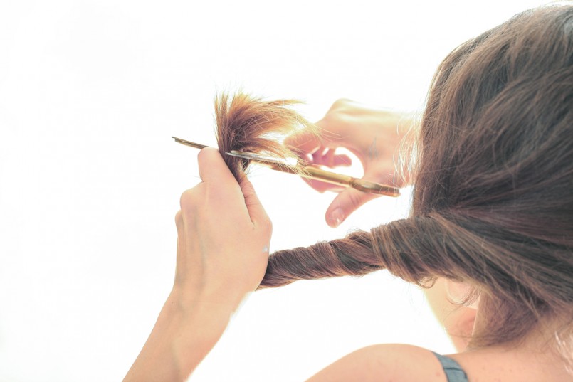 ends of hair scissors