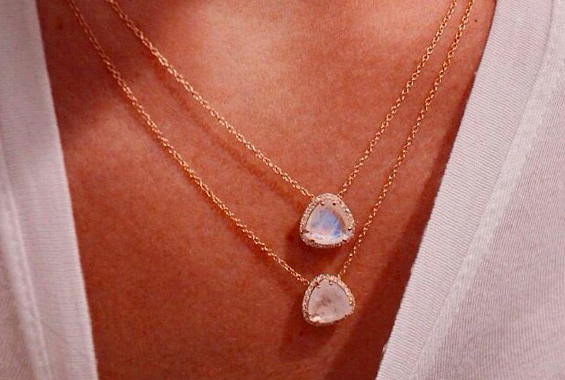 tan skin with necklaces