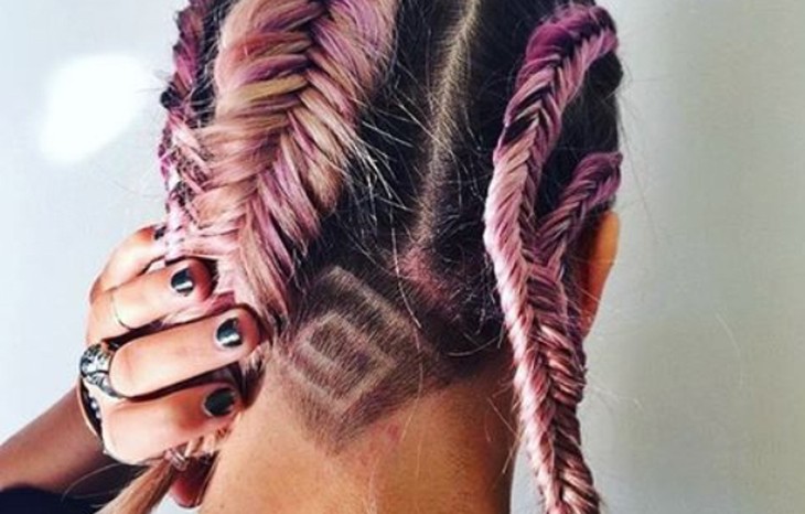 undercut hair tattoos