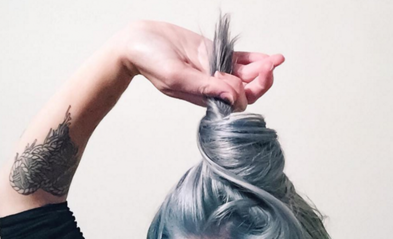 denim hair