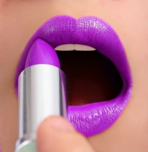 purple lip