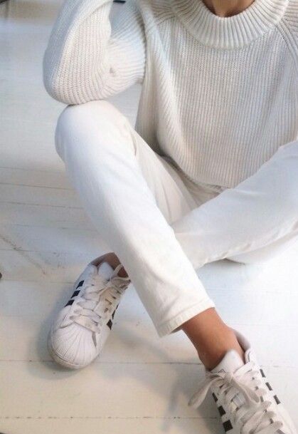 white sneakers