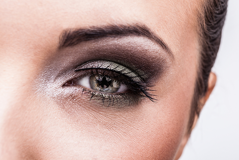 Woman eye with beautiful makeup
