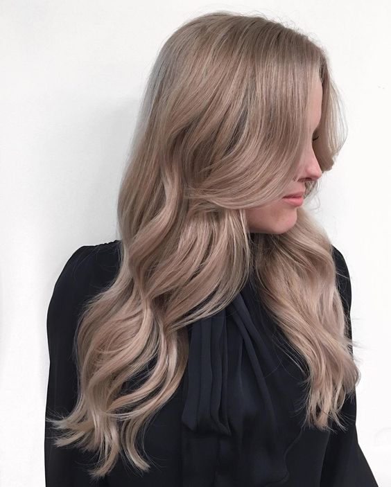 Ash blonde hair color