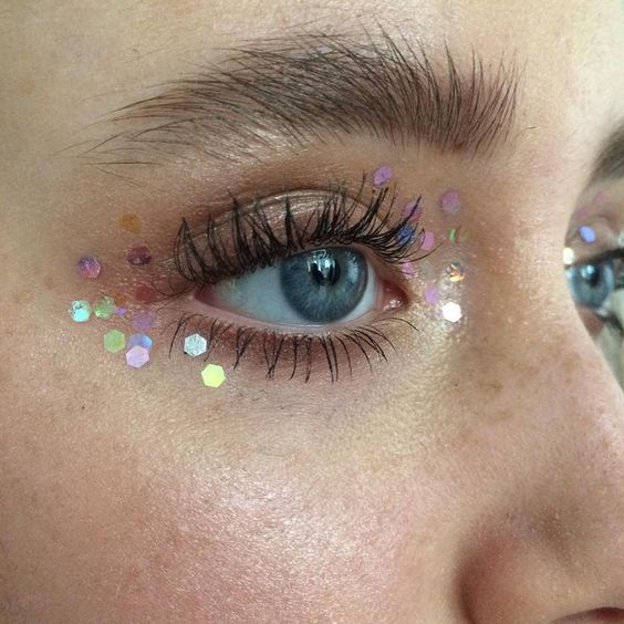 glitter freckles