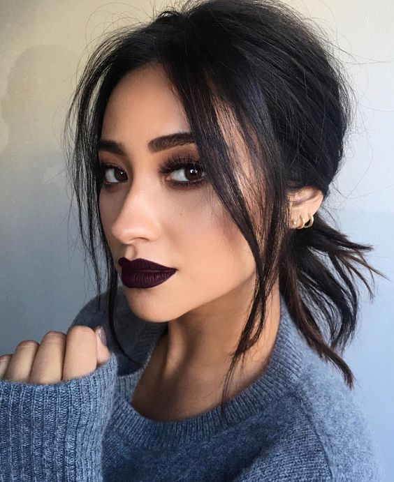 super dark lips