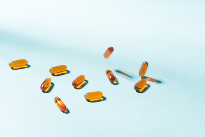 Gel Capsules. Vitamin A, E, fish oil, primrose oil, rice barn oil and other oily drugs