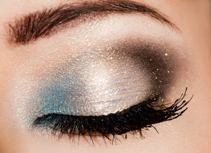 close-up of beautiful womanish eye