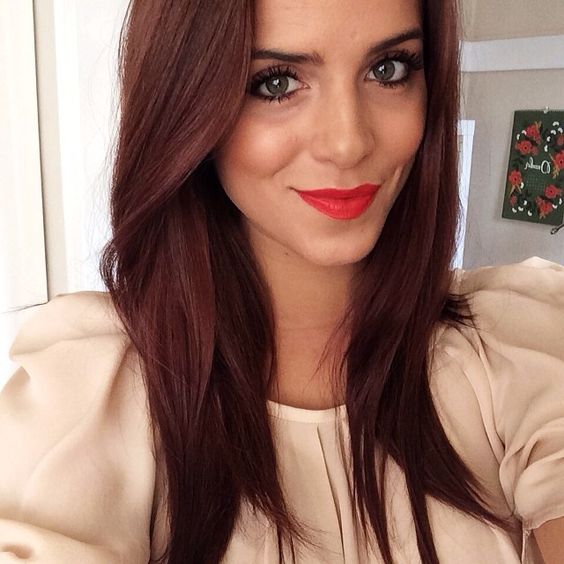 reddish chestnut hair color