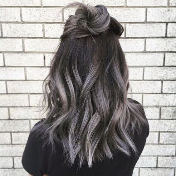 smoky gray ombre
